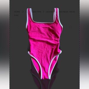 Lain Snow Dragonfruit Dragonfruit one piece bathing suit NWT- Small